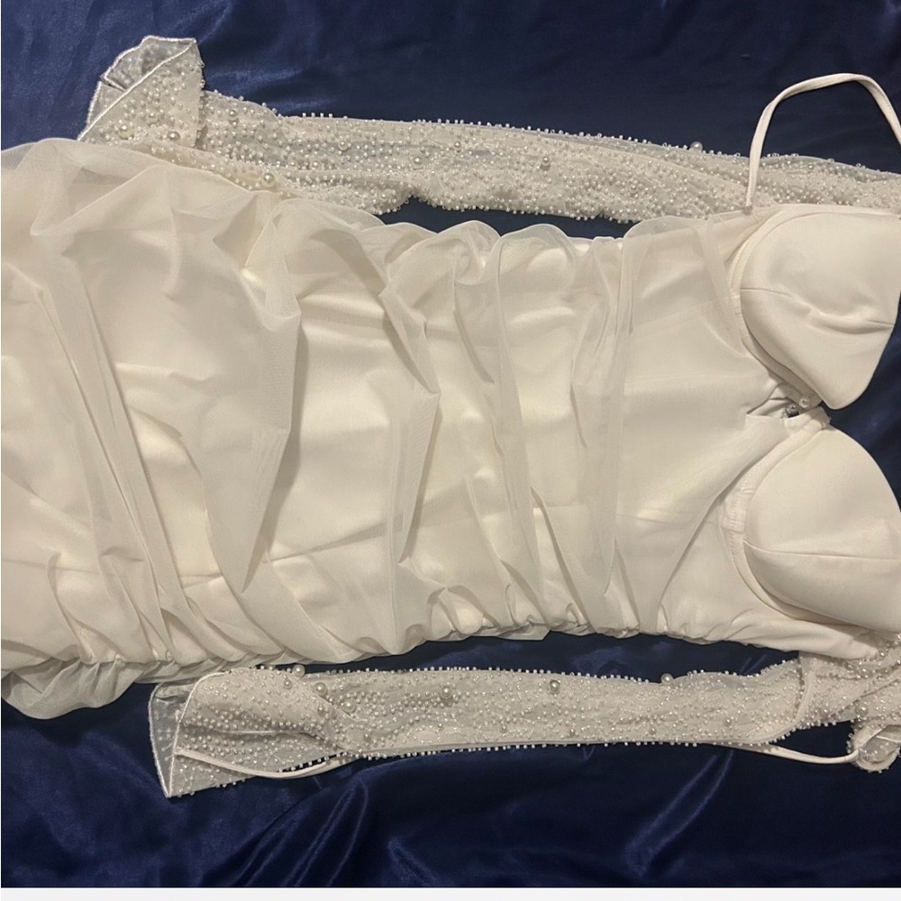 Elegant White Women's Intimate Dress